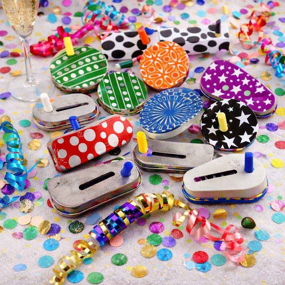 Vintage Noisemakers Lot of 13 Mid Century Retro Party Decor NYE Kitsch USA